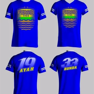 Detail Baju Persib Couple Nomer 20