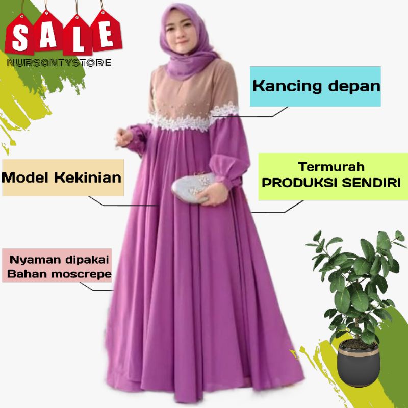 Detail Baju Pesta Hamil Muslimah Nomer 49