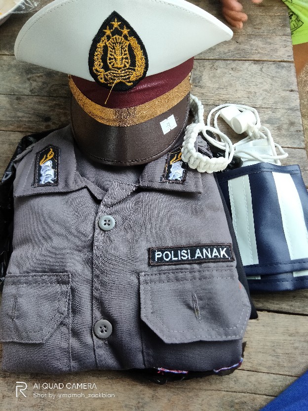 Detail Baju Polisi Dewasa Nomer 36