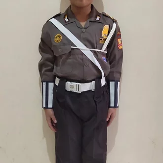 Detail Baju Polisi Lalu Lintas Dewasa Nomer 3