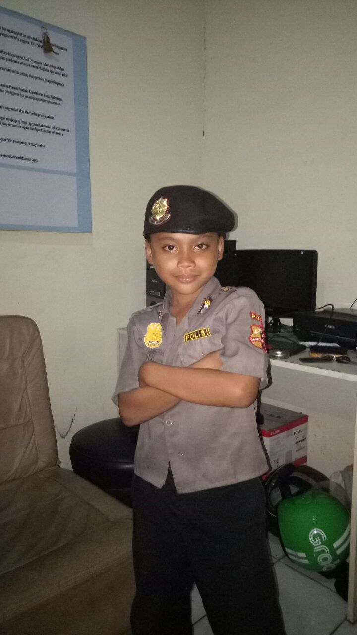 Detail Baju Polisi Lalu Lintas Dewasa Nomer 48