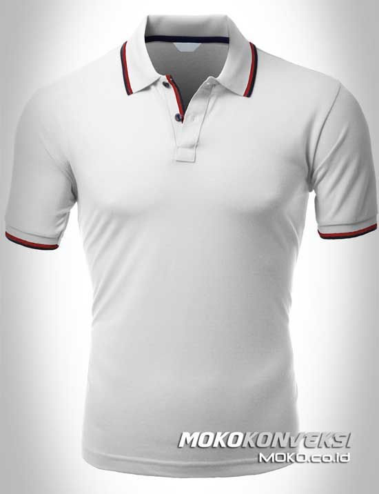 Detail Baju Polo Putih Nomer 21