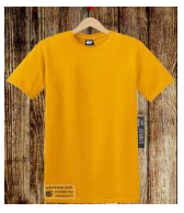 Detail Baju Polos Kuning Tua Depan Belakang Nomer 52