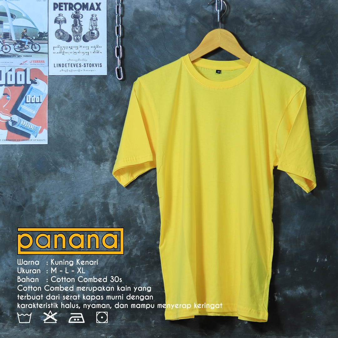 Detail Baju Polos Kuning Tua Depan Belakang Nomer 57