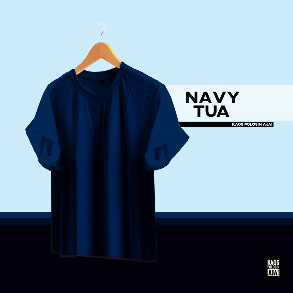 Detail Baju Polos Navy Nomer 35