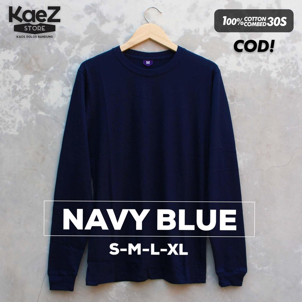 Detail Baju Polos Navy Nomer 52