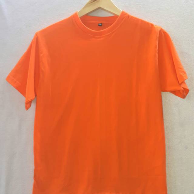 Detail Baju Polos Orange Nomer 24