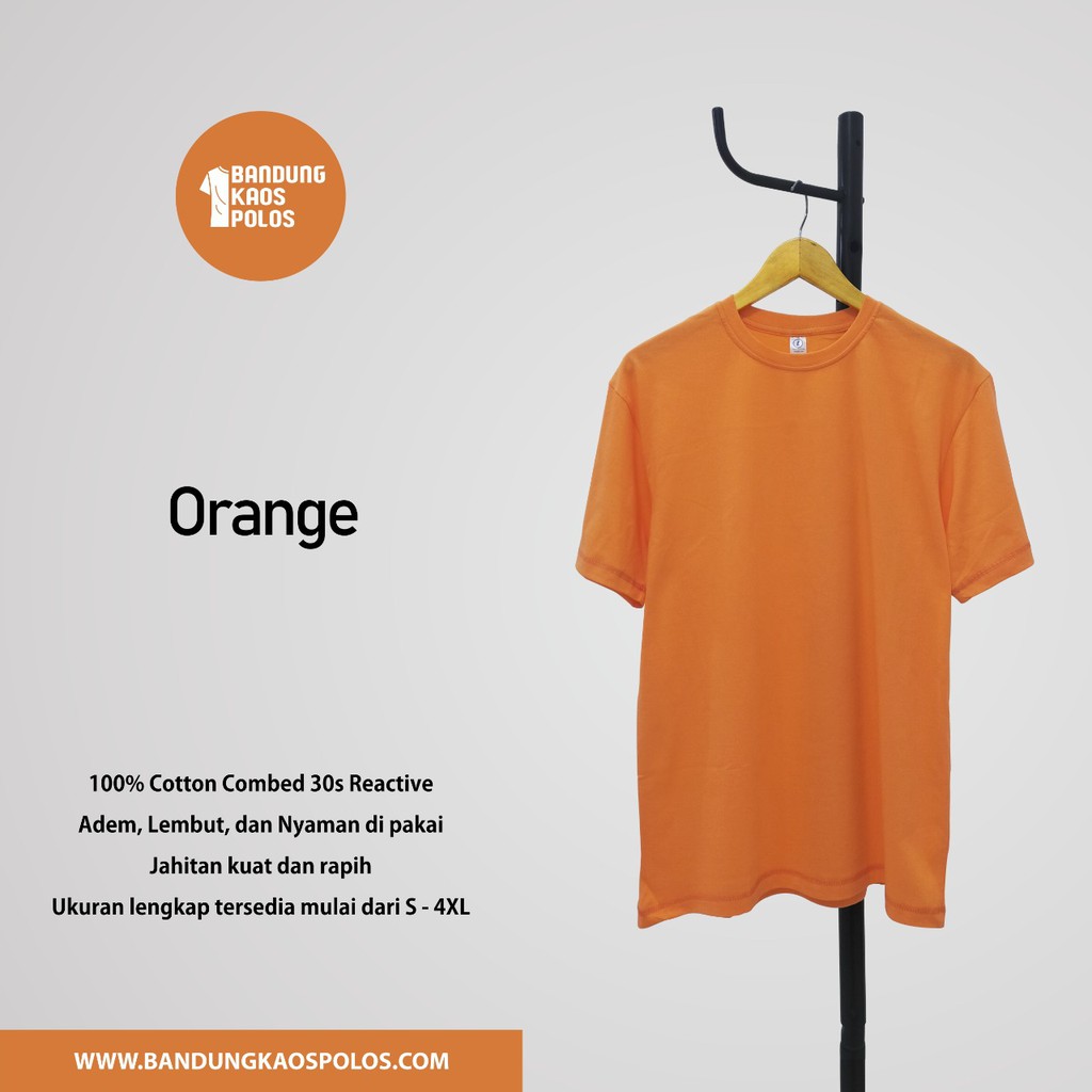 Detail Baju Polos Orange Nomer 45