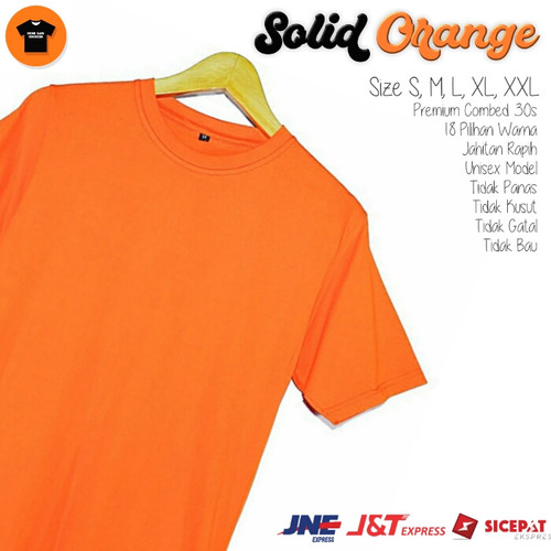 Detail Baju Polos Orange Nomer 47