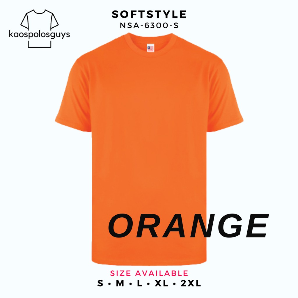 Detail Baju Polos Orange Nomer 54