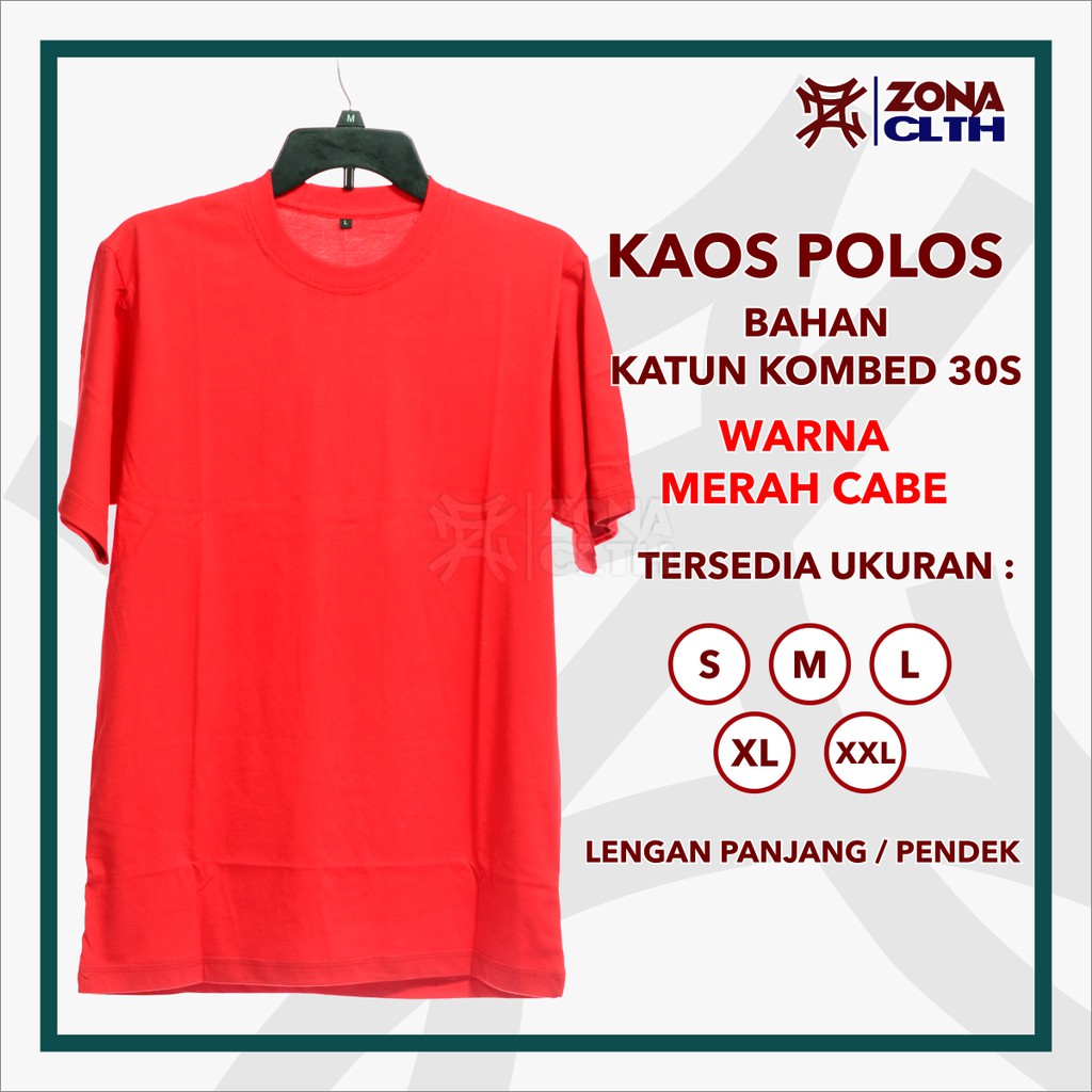 Detail Baju Polos Warna Merah Nomer 38