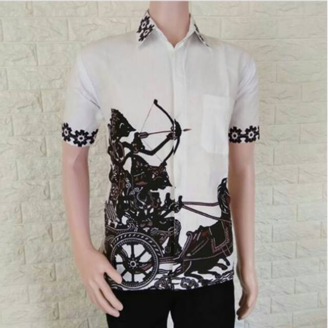 Detail Baju Putih Kemeja Gambar Wayang Nomer 35