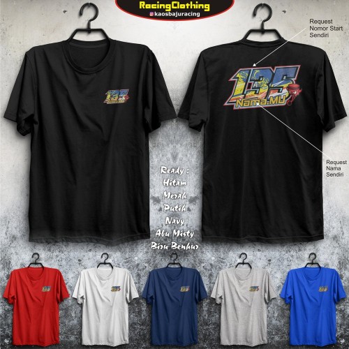 Detail Baju Racing Polos Nomer 23