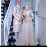 Detail Baju Selayar Pengantin Hijab Nomer 29