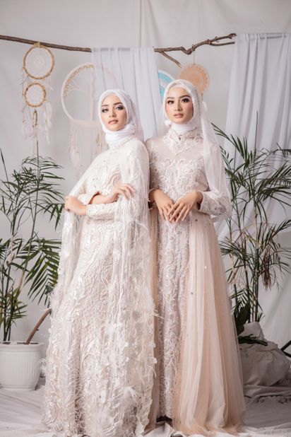 Detail Baju Selayar Pengantin Hijab Nomer 35