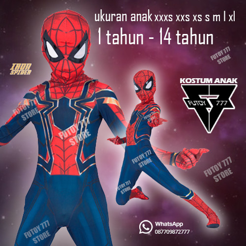 Detail Baju Spiderman Asli Nomer 36