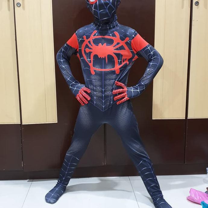 Detail Baju Spiderman Hitam Nomer 12