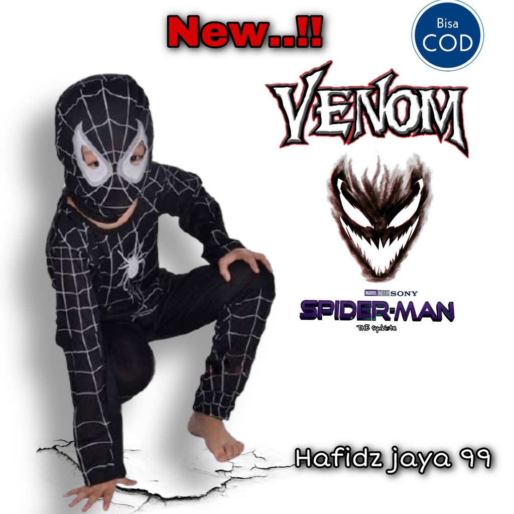 Detail Baju Spiderman Hitam Nomer 16