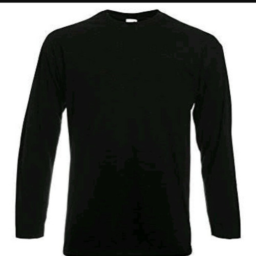 Detail Baju T Shirt Hitam Lengan Panjang Nomer 6