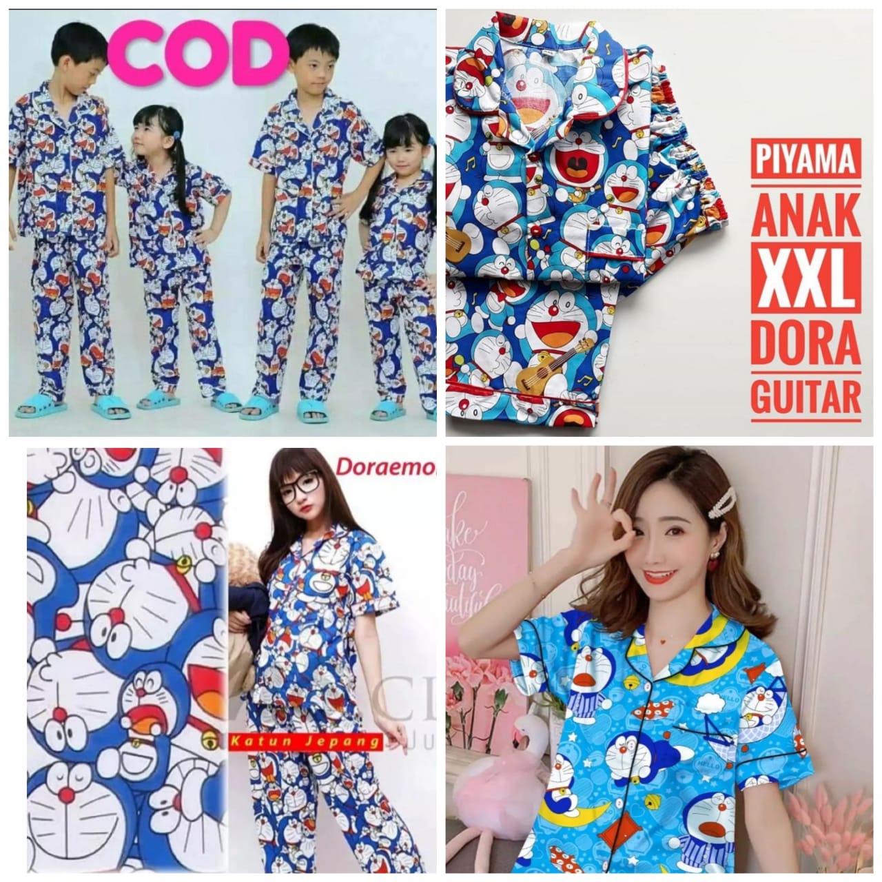 Detail Baju Tidur Doraemon Anak Perempuan Nomer 12