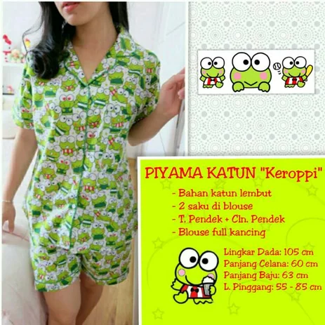 Detail Baju Tidur Keroppi Nomer 32