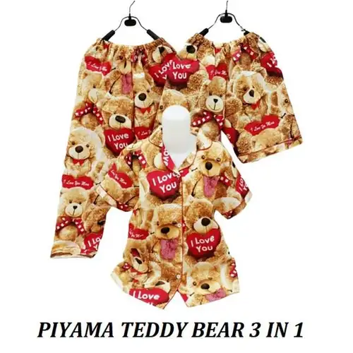 Detail Baju Tidur Teddy Bear Nomer 19