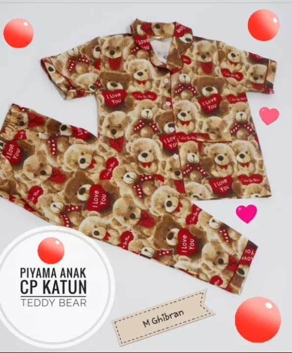 Detail Baju Tidur Teddy Bear Nomer 22