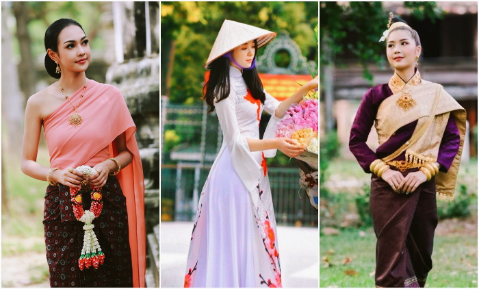 Detail Baju Tradisional Vietnam Perempuan Nomer 20