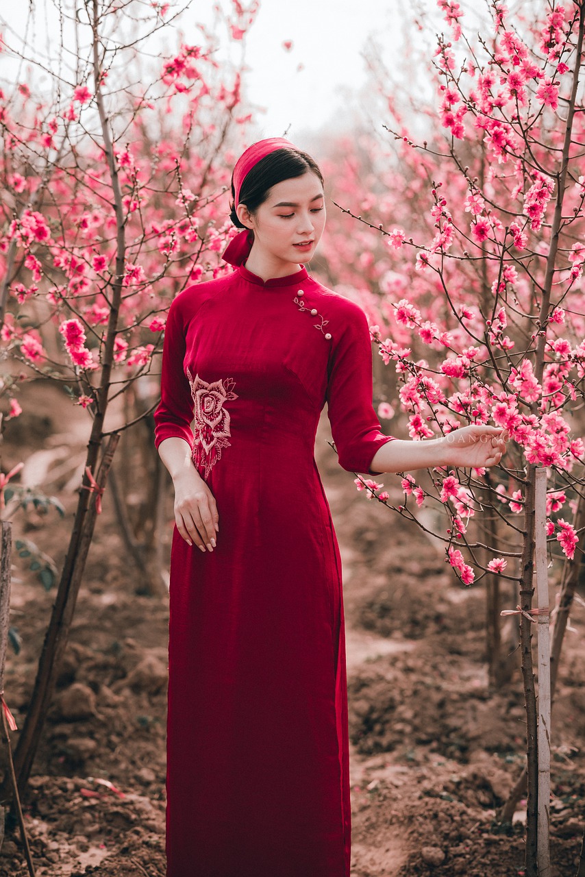 Detail Baju Tradisional Vietnam Perempuan Nomer 37