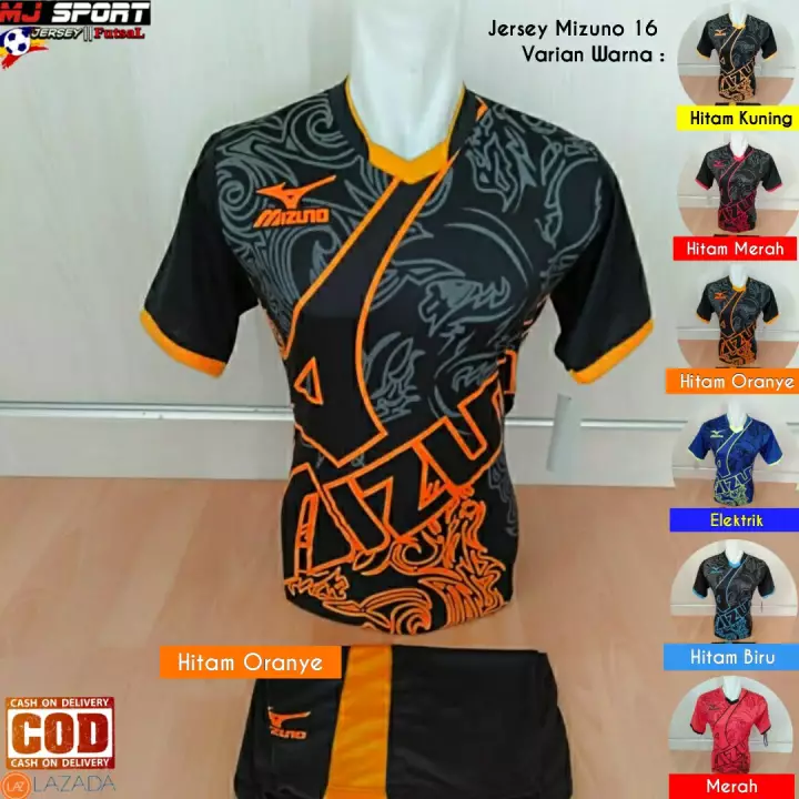 Detail Baju Volly Mizuno Depan Belakang Nomer 25