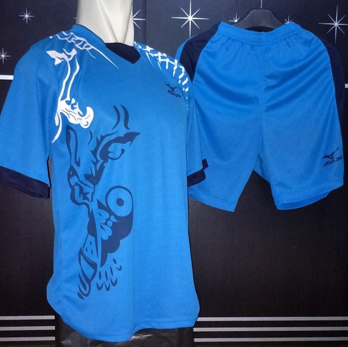 Detail Baju Volly Mizuno Depan Belakang Nomer 28