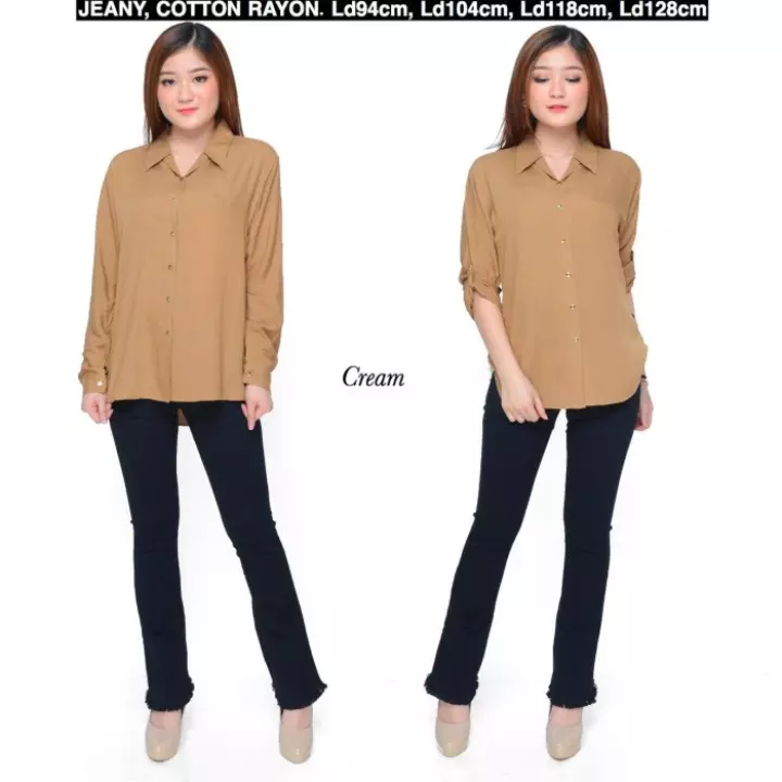 Detail Baju Wanita Warna Krem Nomer 11