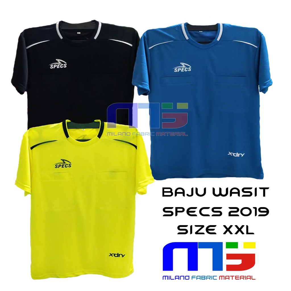 Detail Baju Wasit Sepak Bola Nomer 36