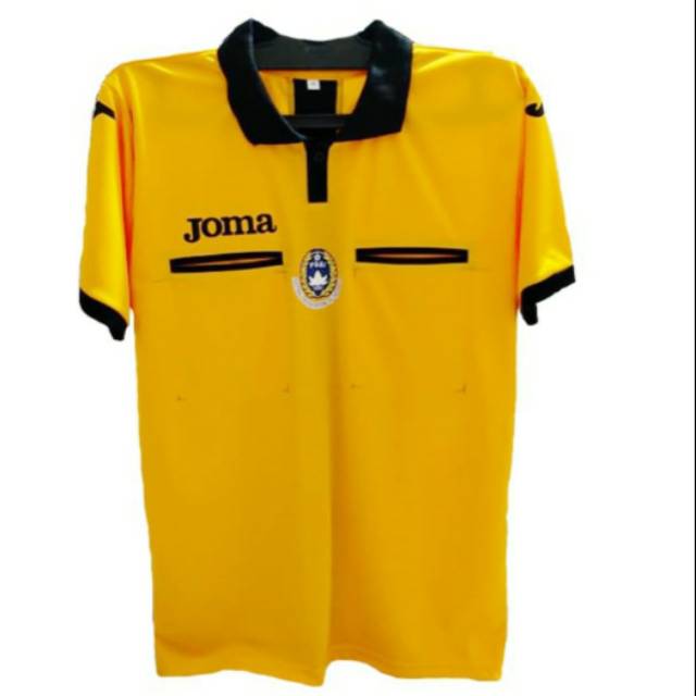 Detail Baju Wasit Sepak Bola Nomer 5