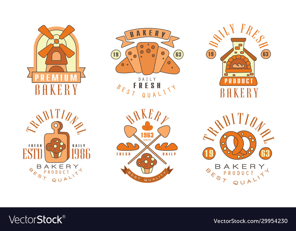 Detail Bakery Logo Design Vector Nomer 41