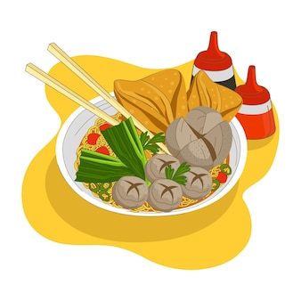 Detail Bakso Vector Png Nomer 20