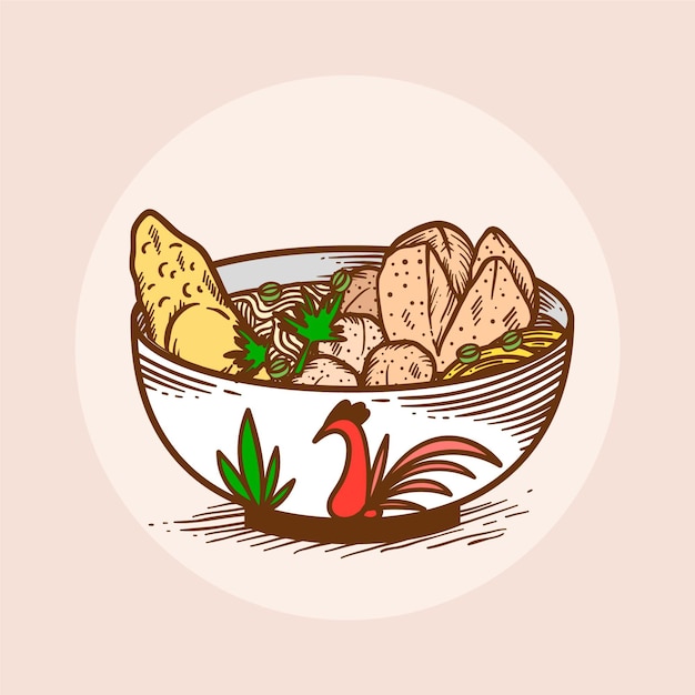 Detail Bakso Vector Png Nomer 46
