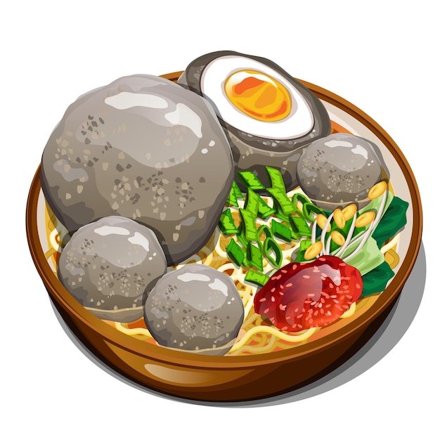 Detail Bakso Vector Png Nomer 6