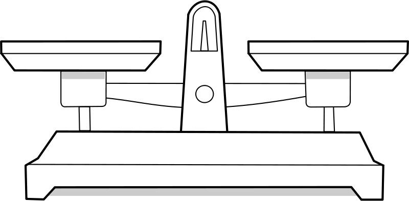 Detail Balance Scales Clipart Nomer 48