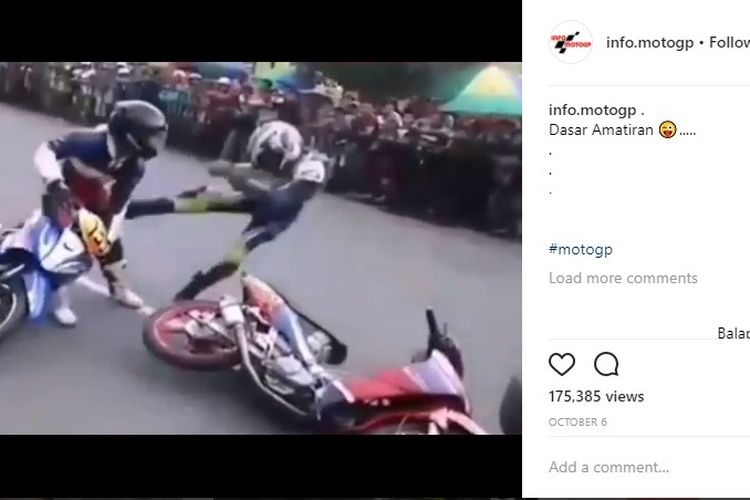 Detail Balap Motor Lucu Nomer 40