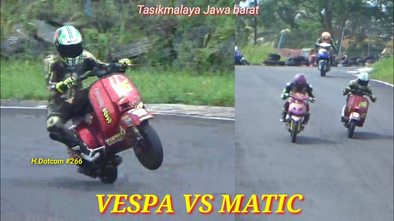 Detail Balap Vespa Vs Ninja Nomer 19