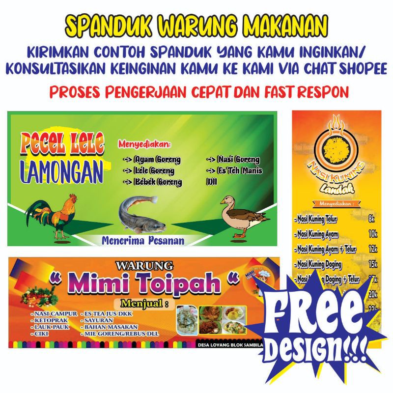 Detail Baliho Makanan Nomer 47