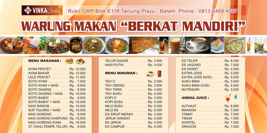 Detail Baliho Makanan Nomer 52