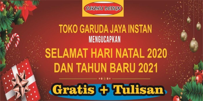 Detail Baliho Natal Dan Tahun Baru Nomer 24