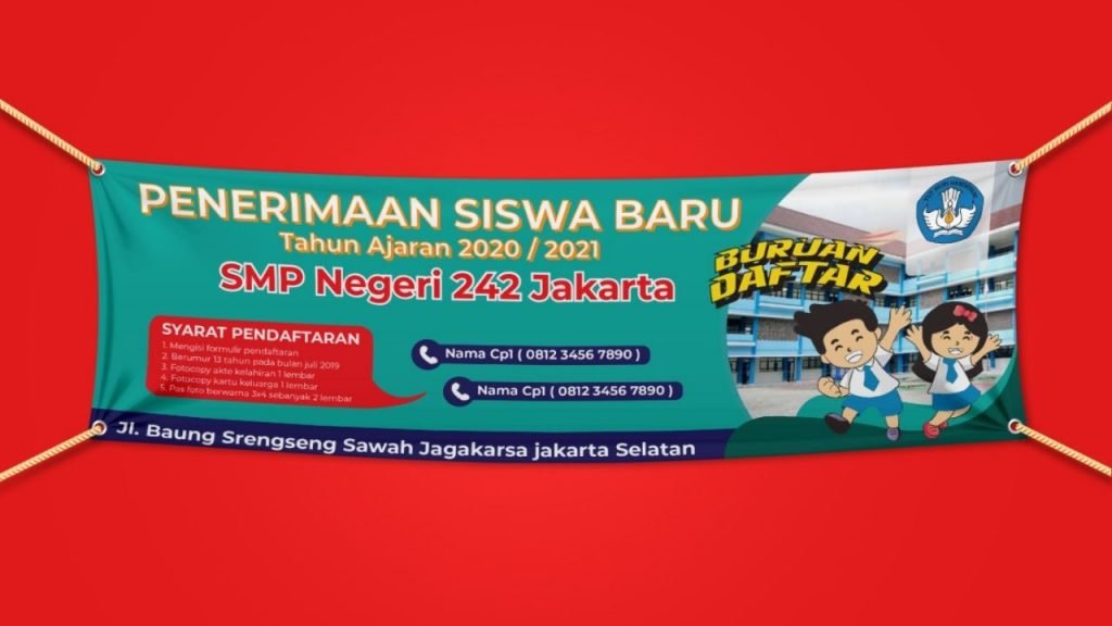 Detail Baliho Pendaftaran Siswa Baru Nomer 22