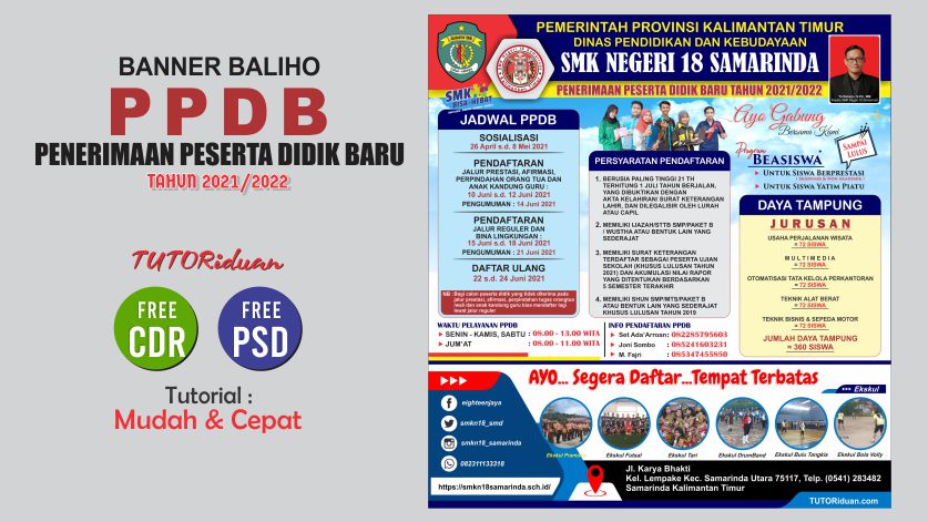 Detail Baliho Ppdb Cdr Nomer 42