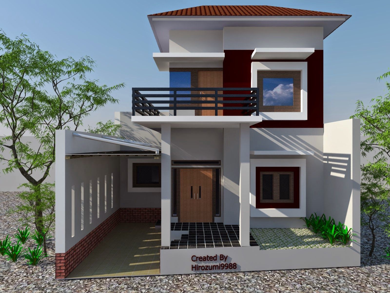 Detail Balkon Atas Rumah Minimalis Nomer 17