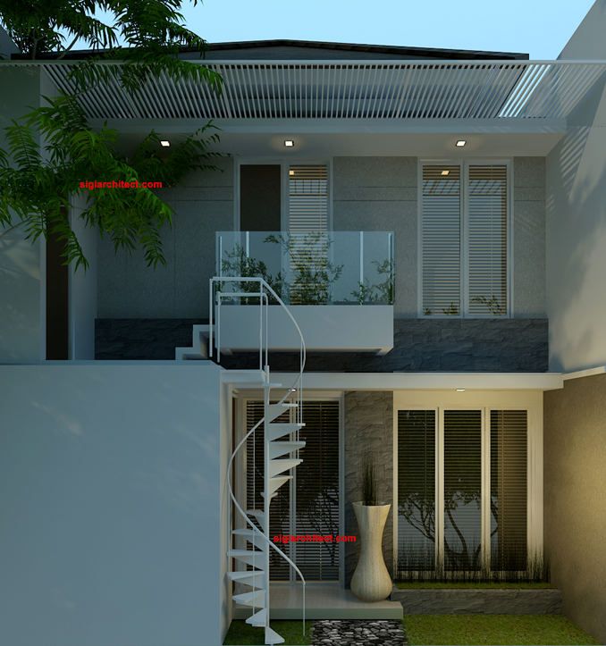 Detail Balkon Belakang Rumah Lantai 2 Nomer 21