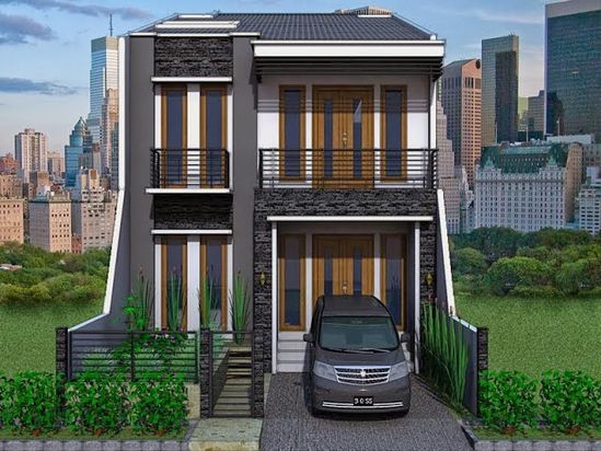 Detail Balkon Rumah Minimalis 2 Lantai Nomer 5