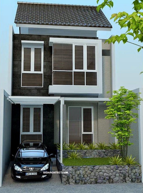 Detail Balkon Rumah Minimalis 2 Lantai Nomer 47